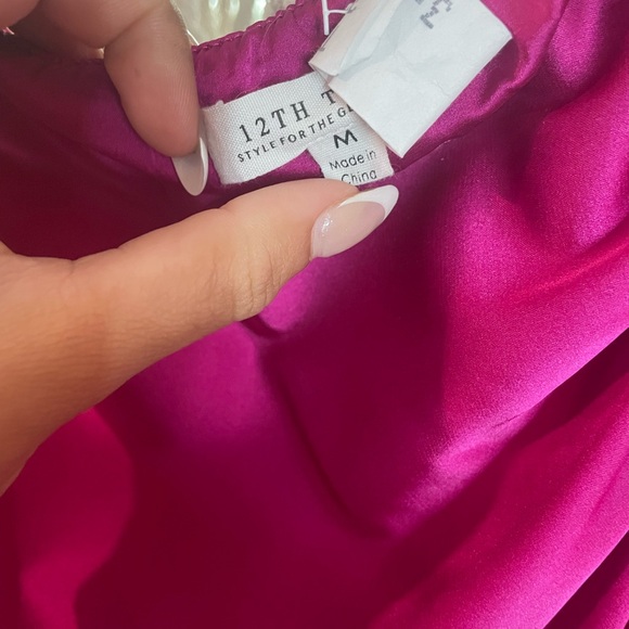 Hot Pink 12 tribe blouse set - Picture 6 of 9